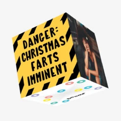 Christmas Farts Imminent Confetti-exploding Greetings Card
