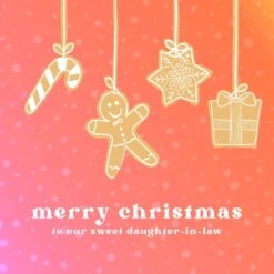 Merry Christmas Sweet Daughter-in-law Christmas Cookies Confetti-exploding Greetings Card -Merry Moments 1 1c1be27c 23a0 46e1 9c96 997a944e9568