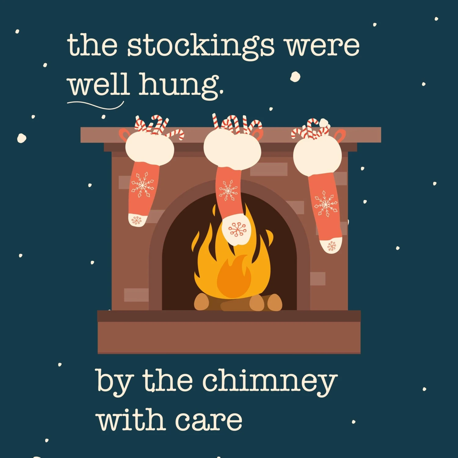 Well Hung Stockings Christmas Confetti-exploding Greetings Card 4 Well Hung Stockings Christmas Confetti-exploding Greetings Card - Image 2