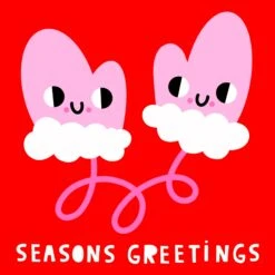 Season's Greetings Cute Mittens Christmas Confetti-exploding Greetings Card -Merry Moments 1 2b4bdc2d 163a 4626 a3a5 0404660ca0c4