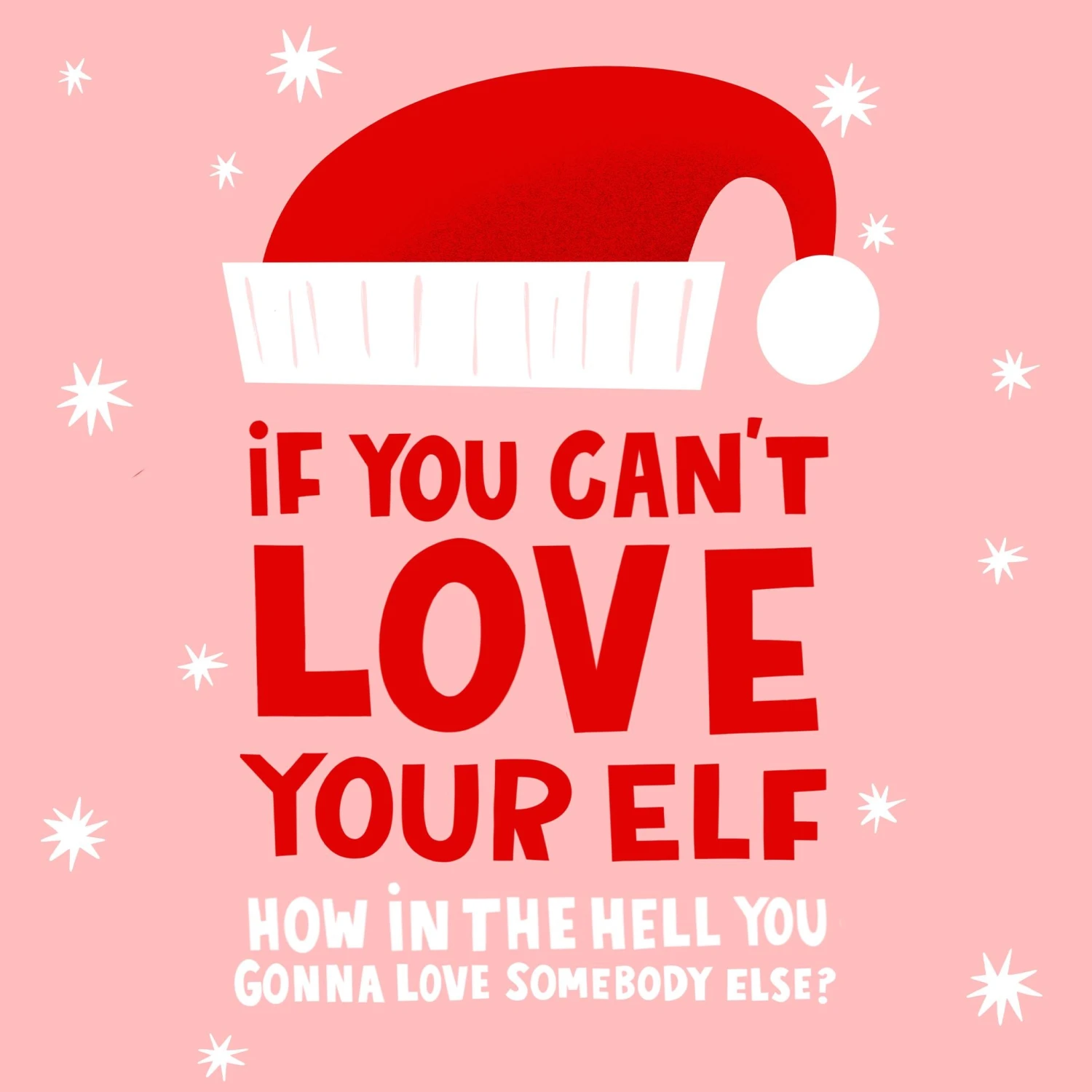 Love Your Elf Ru Paul Christmas Confetti-exploding Greetings Card 4 Love Your Elf Ru Paul Christmas Confetti-exploding Greetings Card - Image 2