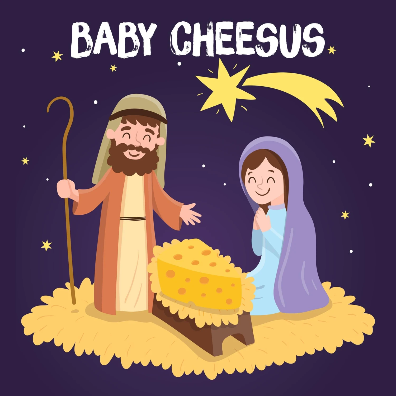 Baby Cheesus Christmas Confetti-exploding Greetings Card 4 Baby Cheesus Christmas Confetti-exploding Greetings Card - Image 2