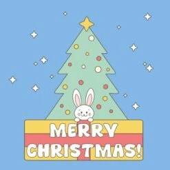 Merry Christmas Cartoon Rabbit With Gifts Confetti-exploding Greetings Card -Merry Moments 1 2ff7d2f5 0b7b 4eec 90ff 2868f102cf02