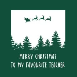 Green Background Merry Christmas My Favourite Teacher Confetti-exploding Greetings Card -Merry Moments 1 37acce33 a2cd 44a7 9fa8 275951828aee