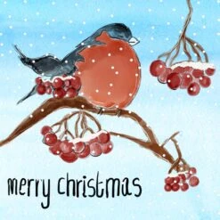 Watercolour Bird Merry Christmas Confetti-exploding Greetings Card -Merry Moments 1 382c9ee7 fcbf 47c5 ae66 572eae120ac9
