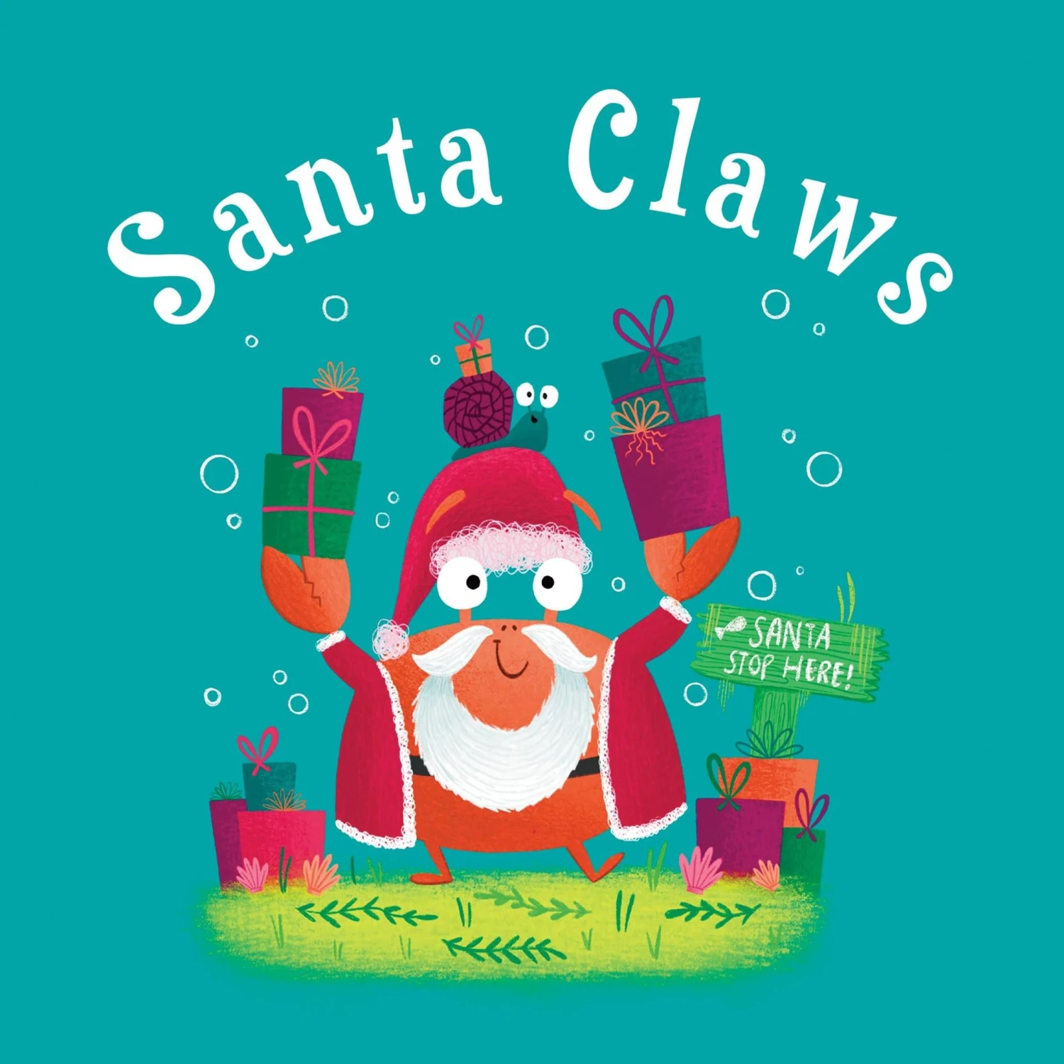 Santa Claws Crab Christmas Confetti-exploding Greetings Card 4 Santa Claws Crab Christmas Confetti-exploding Greetings Card - Image 2