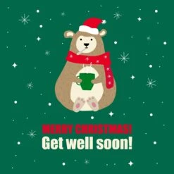Plum Merry Christmas Get Well Soon Cute Bear Confetti-exploding Greetings Card 5 Plum Merry Christmas Get Well Soon Cute Bear Confetti-exploding Greetings Card -Merry Moments 1 412e2cc1 71bc 4376 9430 0c743ffa0549
