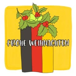 Kiwi Merry Christmas German Flag Colors Confetti-exploding Greetings Card -Merry Moments 1 4145e157 5fdb 43ec ba81 968e2e7cace7