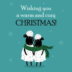 Plum Sheep Wishing A Warm Christmas Confetti-exploding Greetings Card -Merry Moments 1 42d3190c 78d5 4aee b4ab 739a6fa51b42