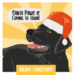 Kiwi Merry Christmas Santa Paws Is Coming To Town Black Labrador Confetti-exploding Greetings Card -Merry Moments 1 4ba0bc32 ee03 4aaf bed3 56f3bdcf70d7