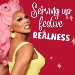 RuPaul Christmas Confetti-exploding Greetings Card -Merry Moments 1 4d324e1b ae96 48b3 bdbd c2eb93854df4