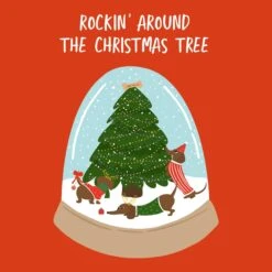 Sausage Dogs Dachshund Christmas Tree Confetti-exploding Greetings Card -Merry Moments 1 510af202 245f 4d2a b83b e5f48ff4b121