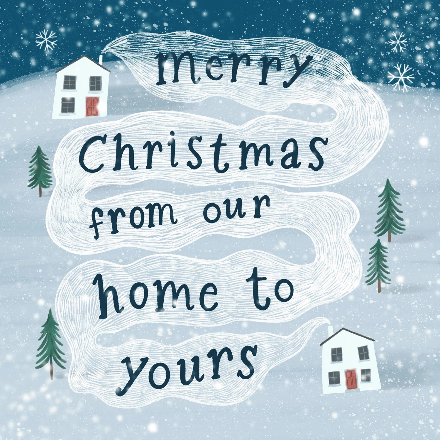 From Our Home To Yours Christmas Confetti-exploding Greetings Card 4 From Our Home To Yours Christmas Confetti-exploding Greetings Card - Image 2