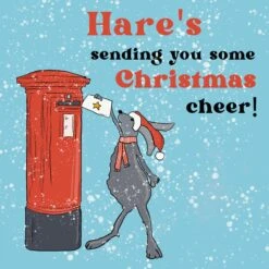 Merry Christmas Hare's Sending You Some Christmas Cheer! Confetti-exploding Greetings Card 5 Merry Christmas Hare's Sending You Some Christmas Cheer! Confetti-exploding Greetings Card -Merry Moments 1 6592854c 9d17 43db a113 151ff24e731c