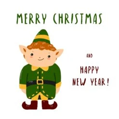 Happy Elf Merry Christmas And Happy New Year Confetti-exploding Greetings Card -Merry Moments 1 67d9aaf3 588a 4b0f 833f 75d5249dfe34