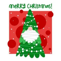 Merry Christmas Green Gonk Confetti-exploding Greetings Card -Merry Moments 1 7308e091 b55d 4ed0 98e1 1f6c8de4e17f