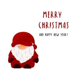 Merry Christmas And Happy New Year Gonk Wearing Red Outfit Confetti-exploding Greetings Card -Merry Moments 1 7f178135 23e4 4720 878e b50615586742