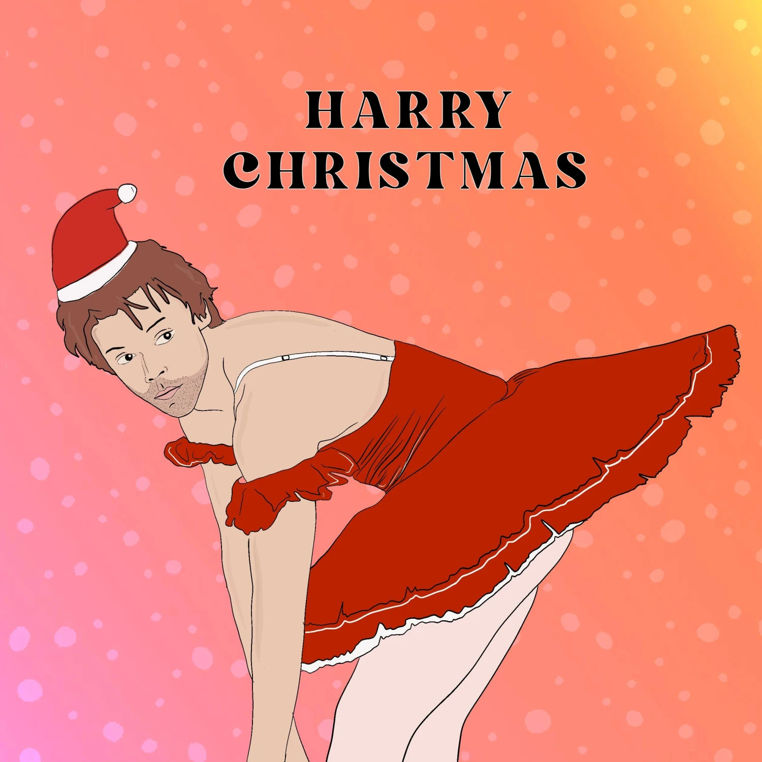 Harry Christmas Harry Styles Ballerina Confetti-exploding Greetings Card 4 Harry Christmas Harry Styles Ballerina Confetti-exploding Greetings Card - Image 2