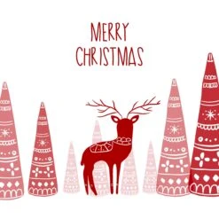 Merry Christmas Nordic Red Stag Confetti-exploding Greetings Card -Merry Moments 1 82e39c5c 1af4 4d93 87c2 bdd40a791aa1