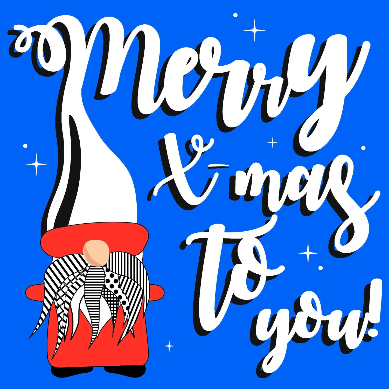 Merry Christmas To You Gonk Confetti-exploding Greetings Card 4 Merry Christmas To You Gonk Confetti-exploding Greetings Card - Image 2