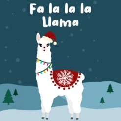 Fa La La La Llama Confetti-exploding Greetings Card -Merry Moments 1 8f23b2c7 ae5e 41b5 8f9a 6178e70042d3