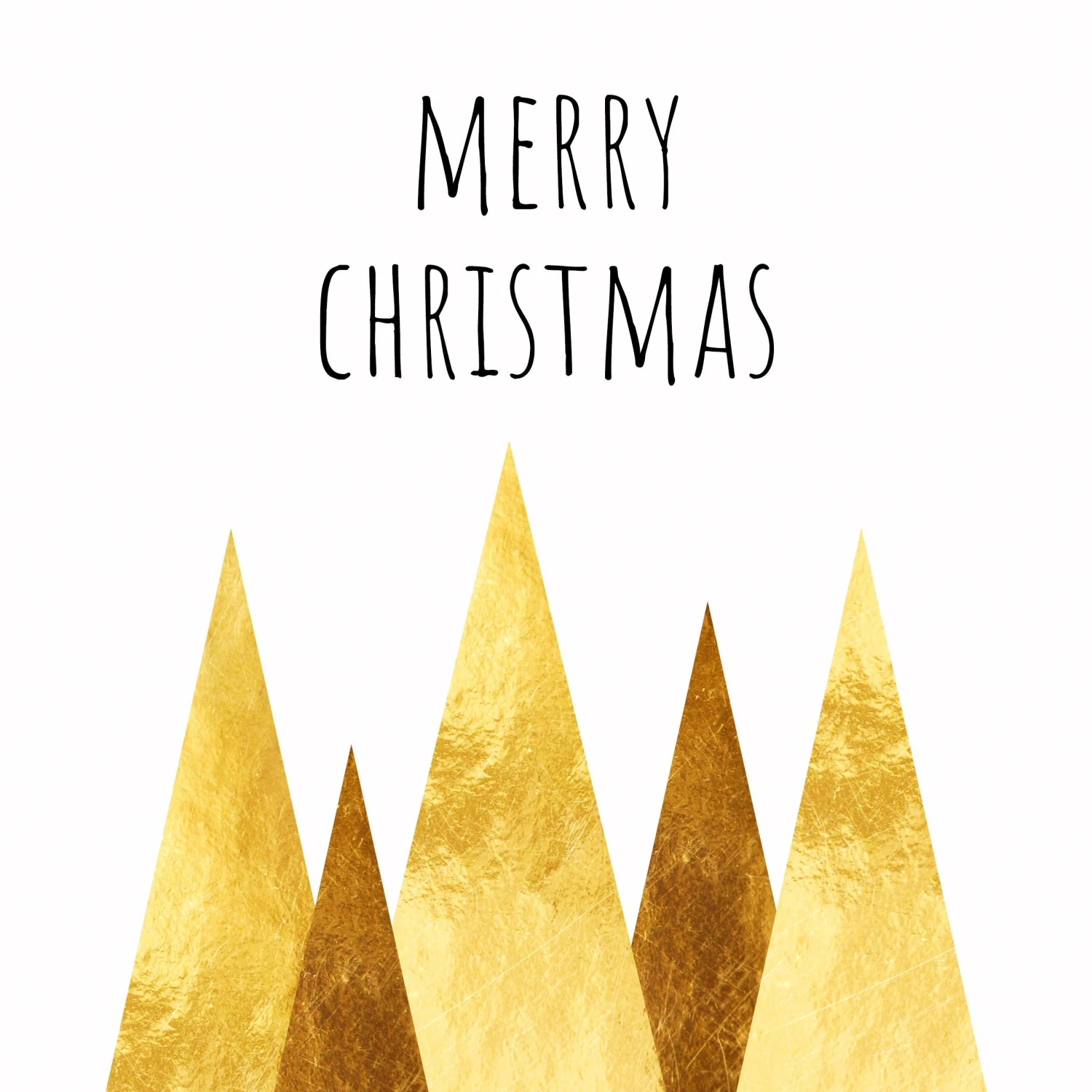 Merry Christmas Golden Rocks Confetti-exploding Greetings Card 4 Merry Christmas Golden Rocks Confetti-exploding Greetings Card - Image 2