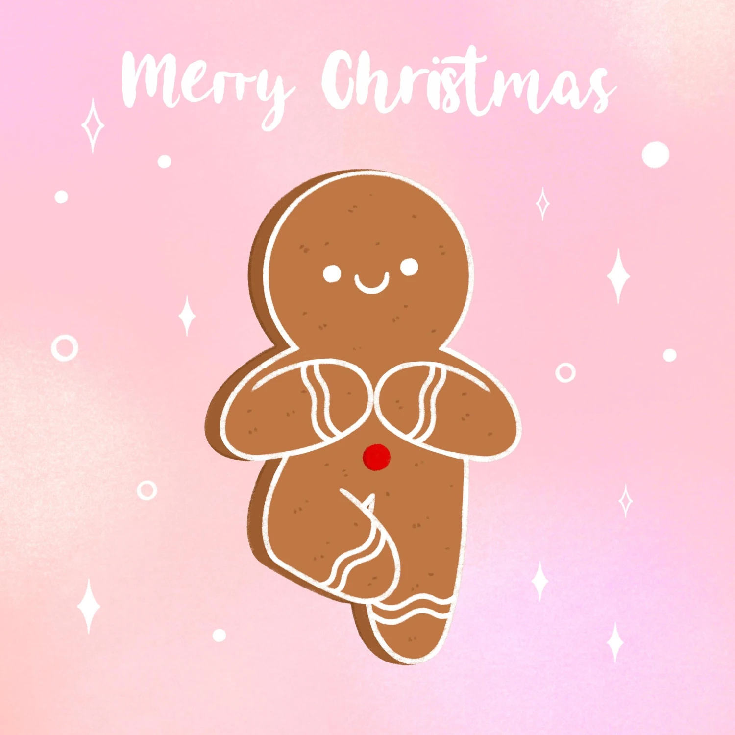 Merry Christmas Lovely Gingerbread Man Confetti-exploding Greetings Card 4 Merry Christmas Lovely Gingerbread Man Confetti-exploding Greetings Card - Image 2