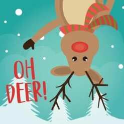 Oh Deer Christmas Confetti-exploding Greetings Card -Merry Moments 1 c5dcb513 d629 4b6b 8800 1aa0e2d50f67