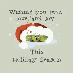 Wishing You Peas, Love, And Joy This Christmas Confetti-exploding Greetings Card -Merry Moments 1 d8046764 552d 48df 9562 79abcc2fbe16