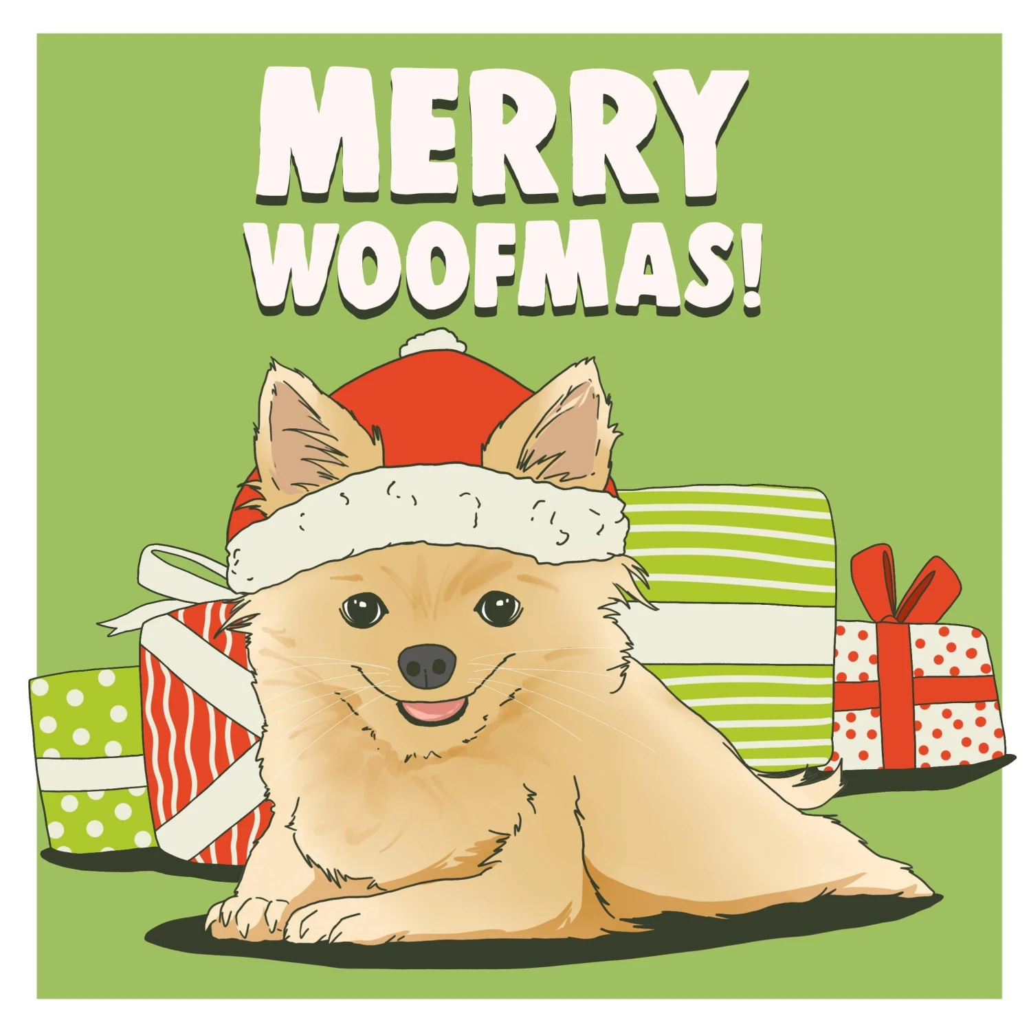 Kiwi Merry Woofmas Chihuahua Confetti-exploding Greetings Card 4 Kiwi Merry Woofmas Chihuahua Confetti-exploding Greetings Card - Image 2