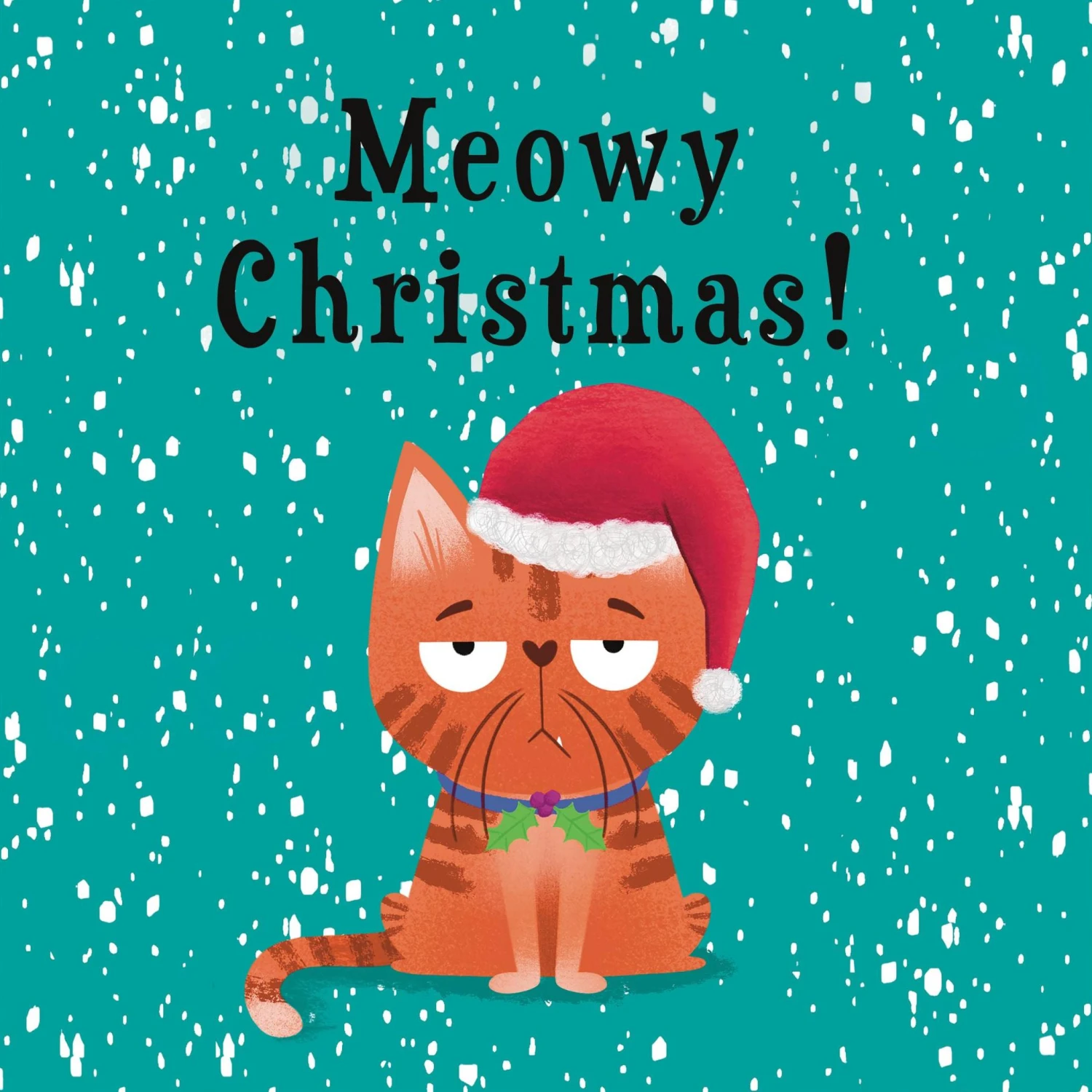 Grumpy Cat Meowy Christmas Confetti-exploding Greetings Card 4 Grumpy Cat Meowy Christmas Confetti-exploding Greetings Card - Image 2