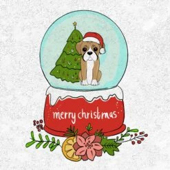 Snow Ball Boxer Dog Merry Christmas Confetti-exploding Greetings Card -Merry Moments 1 e637a976 b224 4298 9090 912a8048338d