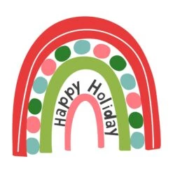 Rainbow Happy Holidays Christmas Confetti-exploding Greetings Card -Merry Moments 1 e89acb07 c648 40c2 9ea4 5a72a2fa3508