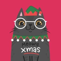 Meowy Christmas Black Cat Confetti-exploding Greetings Card -Merry Moments 1 edc8d931 fee5 4c2c ae8a c938ac4c6c0a