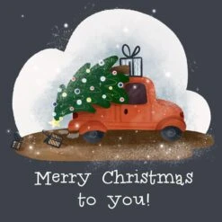 Grey Background Car With Tree Merry Christmas Confetti-exploding Greetings Card -Merry Moments 1 ef24bb4e f705 438c ae65 76c84755c477