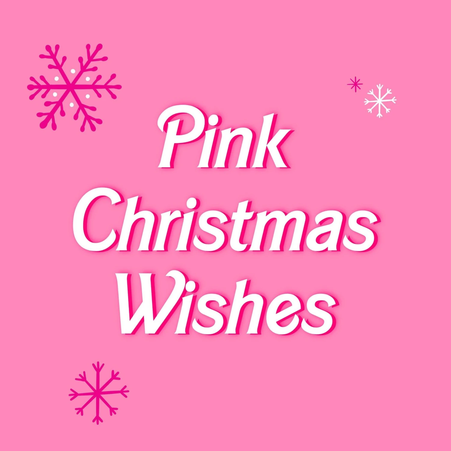 Pink Christmas Wishes Christmas Confetti-exploding Greetings Card 4 Pink Christmas Wishes Christmas Confetti-exploding Greetings Card - Image 2