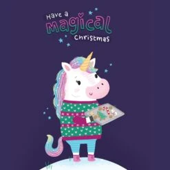 Magical Christmas Unicorn Confetti-exploding Greetings Card -Merry Moments 1 f5326f15 dd4e 47b1 914a 5a83af459deb