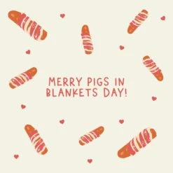 Merry Pigs In Blankets Day Christmas Confetti-exploding Greetings Card -Merry Moments 1 fa30d772 748c 437c 9a17 848cd568f04c