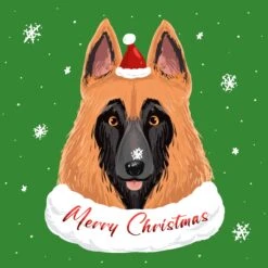 Green Themed Cute German Shepherd Merry Christmas Confetti-exploding Greetings Card 5 Green Themed Cute German Shepherd Merry Christmas Confetti-exploding Greetings Card -Merry Moments 1 fae58e79 4e76 4369 9837 f7b6cca39c8d