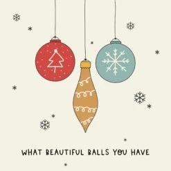 What Beautiful Balls You Have Christmas Confetti-exploding Greetings Card -Merry Moments 1 feee4690 18f0 43f2 8297 1cab260ca6a3