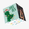 Tree Rex Christmas Confetti-exploding Greetings Card -Merry Moments 24e970442f8fb69bf1e90d49a6ae8993