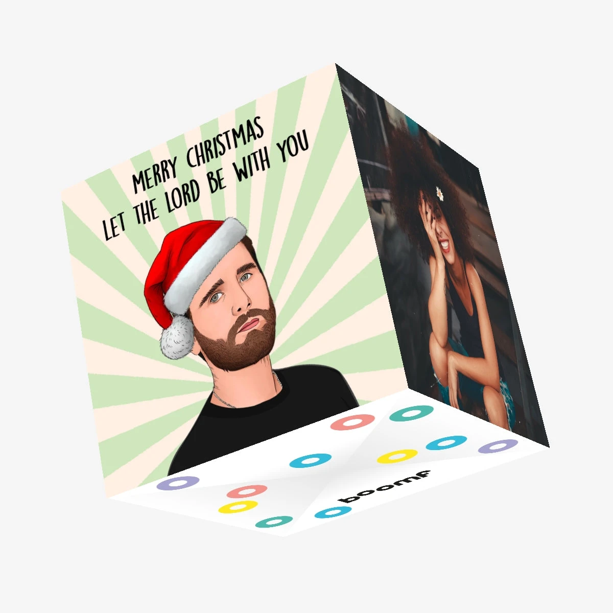 Let The Lord Be With You Christmas Confetti-exploding Greetings Card 3 Let The Lord Be With You Christmas Confetti-exploding Greetings Card