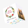 Plum Merry Christmas Special Godparents Confetti-exploding Greetings Card -Merry Moments 318810e6deb3b2fdada5aa3e41c0472d