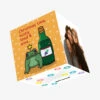 Mistle Toad And Wine Christmas Confetti-exploding Greetings Card -Merry Moments 35ee7e5e3caba0378135b5e23b914da8