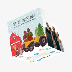 Merry Christmas I Love You To The Farm And Back Confetti-exploding Greetings Card