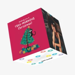 Wishing You A Tree-mendous Christmas Confetti-exploding Greetings Card