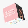 All I Want Is Jack Grealish Christmas Confetti-exploding Greetings Card -Merry Moments 507f704679a6636c1497b85d65cce014