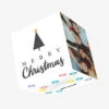 Merry Christmas Minimalist Christmas Tree With A Star Confetti-exploding Greetings Card -Merry Moments 5e2a8c4ddb81e68f0e181223c9ee9e44