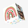Rainbow Candy Heart Christmas Confetti-exploding Greetings Card -Merry Moments 6617103750b18a6723dc3e1a637cab08