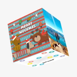 Merry Woofmas Christmas Confetti-exploding Greetings Card